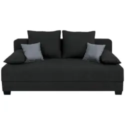 SCHLAFSOFA Schwarz 200 cm