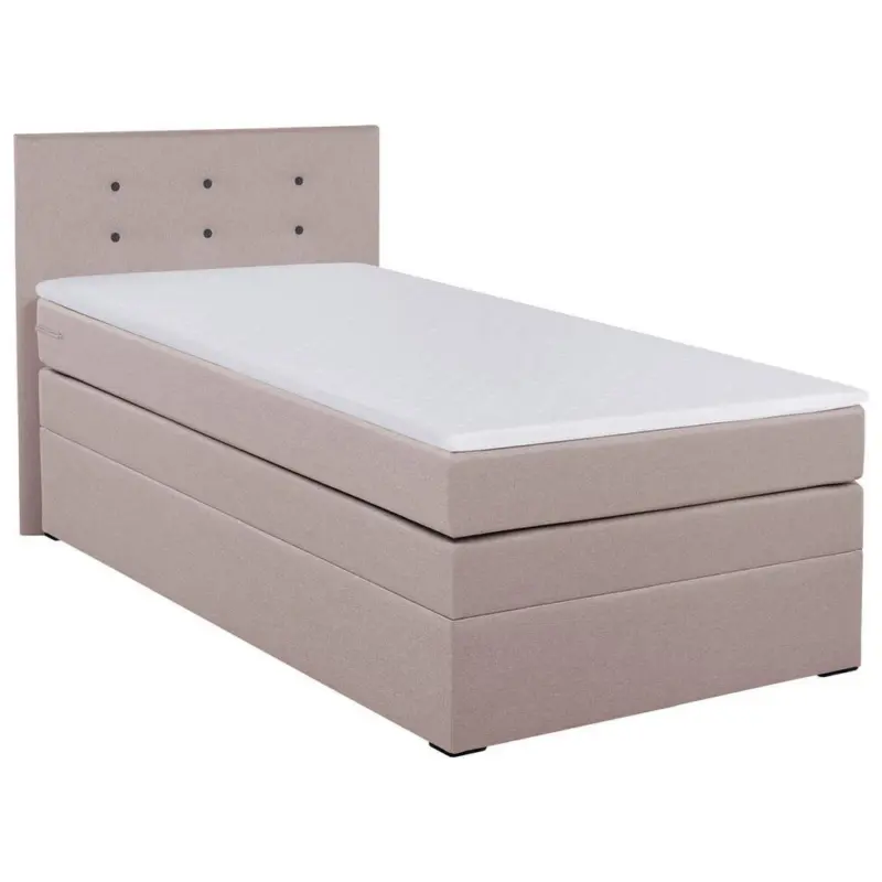 Boxspringbett mit Topper & Bettkasten 90x200 Siam Twist