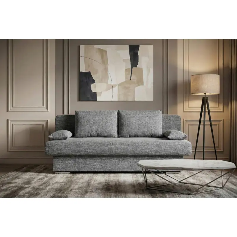 2-Sitzer-Sofa mit Schlaffunktion Bora Grau