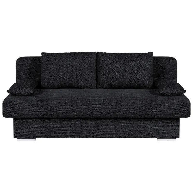 2-Sitzer-Sofa mit Schlaffunktion Bora Schwarz