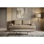 M&ouml;belix 2-Sitzer-Sofa mit Schlaffunktion Bora Cappuccino