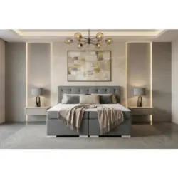 Boxspringbett mit Topper 180x200 Korfu