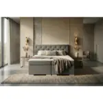 M&ouml;belix Boxspringbett mit Topper 180x200 Korfu