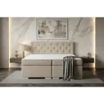 M&ouml;belix Boxspringbett mit Topper 180x200 Korfu