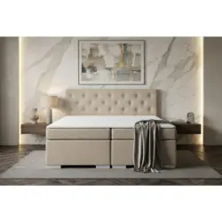 Boxspringbett mit Topper 180x200 Korfu