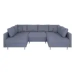 M&ouml;belix Wohnlandschaft Sofia mit Schlaffunktion Grau