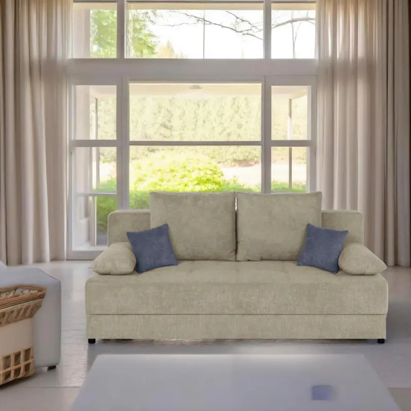 SCHLAFSOFA Toni Beige B: 200 cm