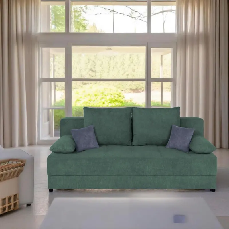 SCHLAFSOFA Toni Petrol B: 200 cm