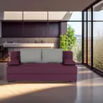 M&ouml;belix 2-Sitzer-Sofa mit Schlaffunktion Nele Lila