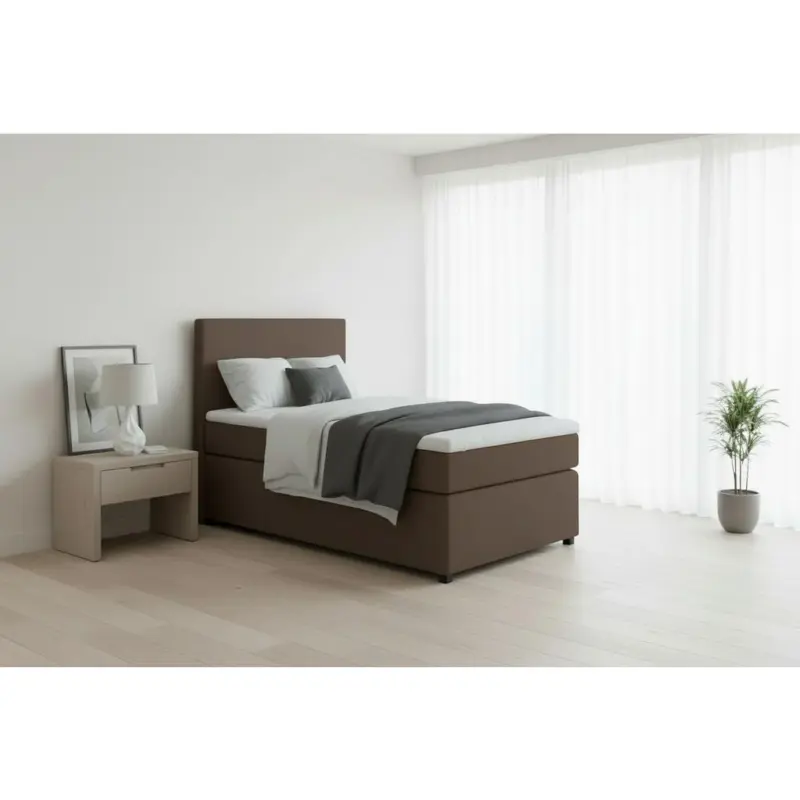 Boxspringbett Togo 90 90x200 Braun