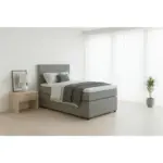M&ouml;belix Boxspringbett Togo 90 90x200 Grau