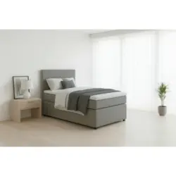 Boxspringbett Togo 90 90x200 Grau