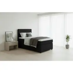 Boxspringbett Togo 90 90x200 Graphitfarben