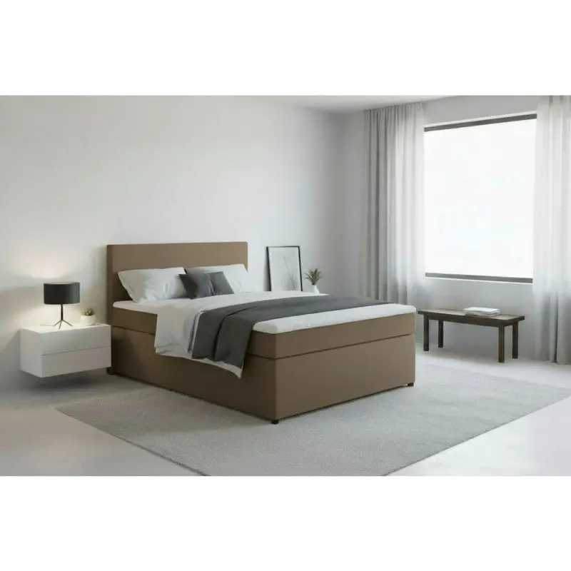 Boxspringbett Togo 140 140x200 Sandfarben
