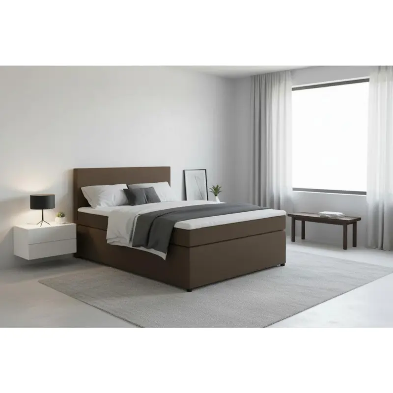 Boxspringbett Togo 140 140x200 Braun