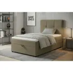 M&ouml;belix Boxbett Paros 100 100x200 Beige