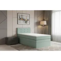 Boxspringbett Siam 2 90x200 Mintgr&uuml;n