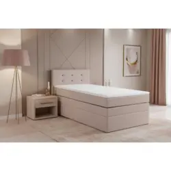 Boxspringbett Siam 2 90x200 Rosa