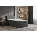 M&ouml;belix Boxspringbett Siam 2 90x200 Anthrazit