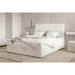 M&ouml;belix Boxbett Paris Lf: 160x200 Wei&szlig;/Elfenbein