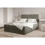 M&ouml;belix Boxbett Paris Lf: 140x200 Dunkelgr&uuml;n