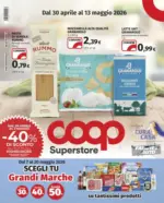 Coop Consorzio Nord Ovest Sconti Fino al 50 % - al 13.05.2026