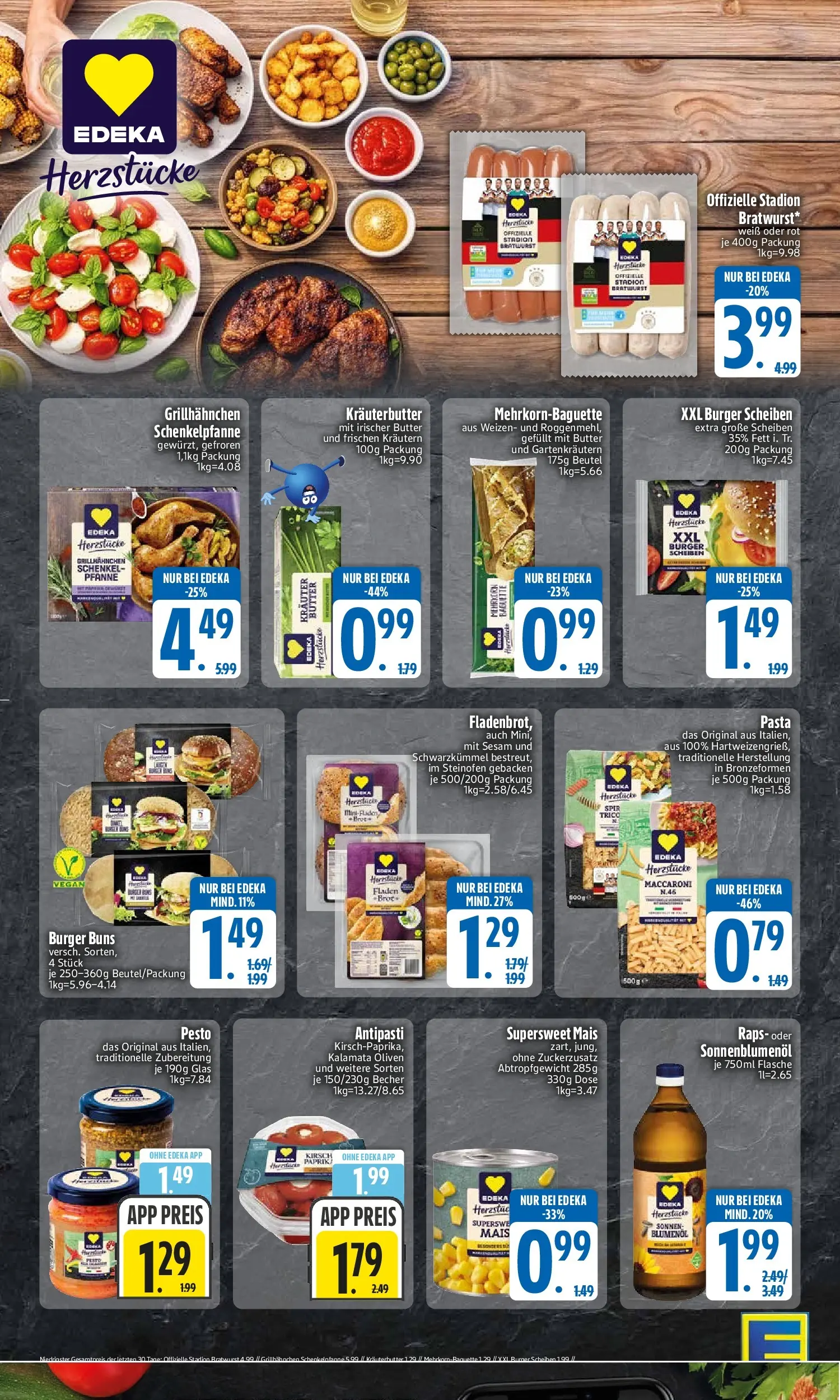 Edeka prospekt Trostberg	 (ab 27.04.2026) » Angebote Online | Seite: 2 | Produkte: Butter, Burger, Paprika, Pasta