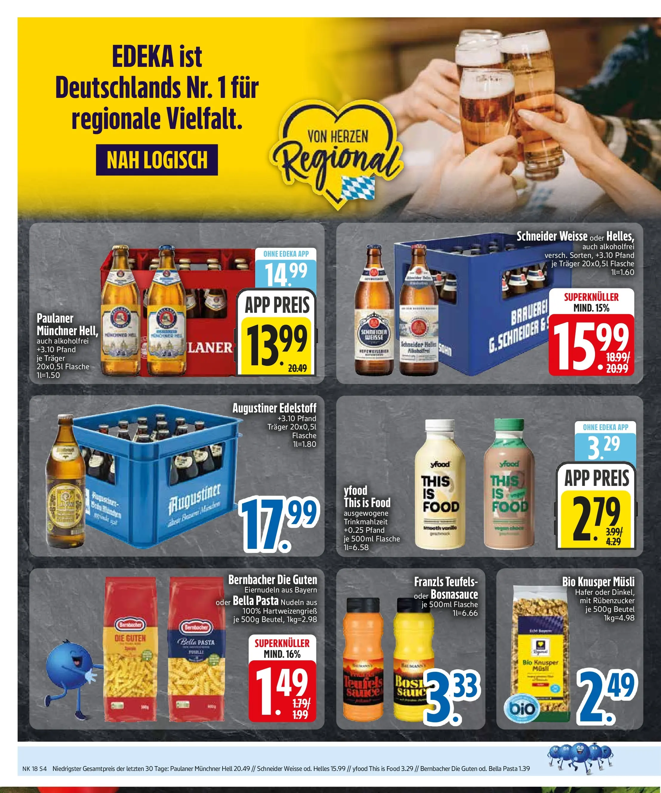 Edeka prospekt Trostberg	 (ab 27.04.2026) » Angebote Online | Seite: 6 | Produkte: Musli, YFood, Pasta, Nudeln