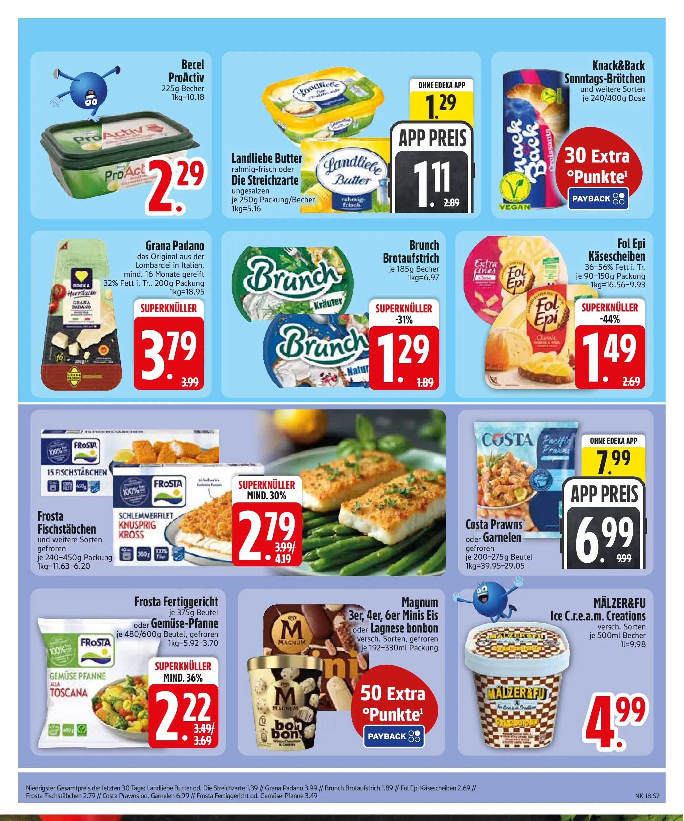 Edeka prospekt Trostberg	 (ab 27.04.2026) » Angebote Online | Seite: 9 | Produkte: Butter, Garnelen, Frosta, Eis