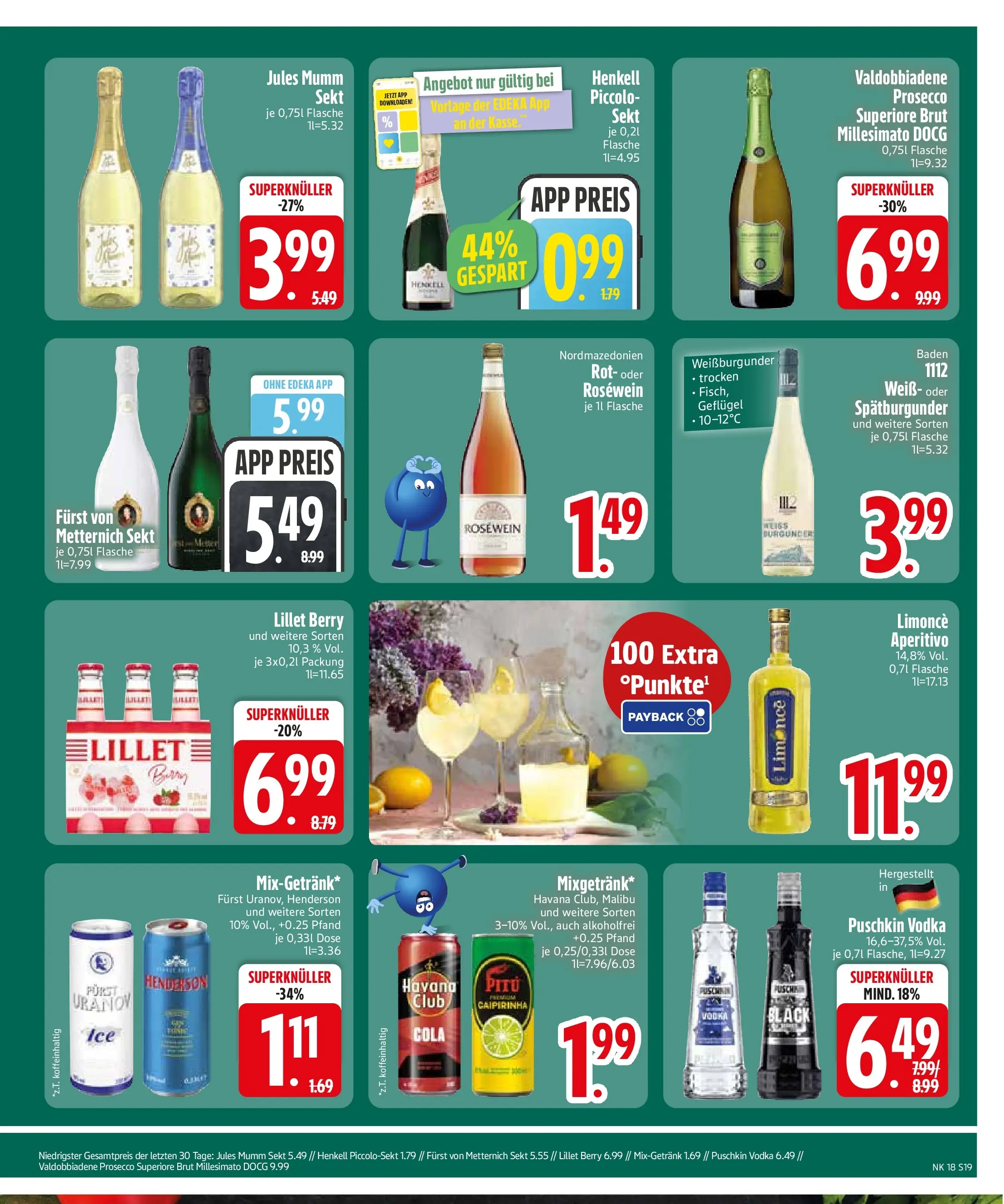 Edeka prospekt Trostberg	 (ab 27.04.2026) » Angebote Online | Seite: 21 | Produkte: Havana club, Mumm sekt, Sekt, Vodka