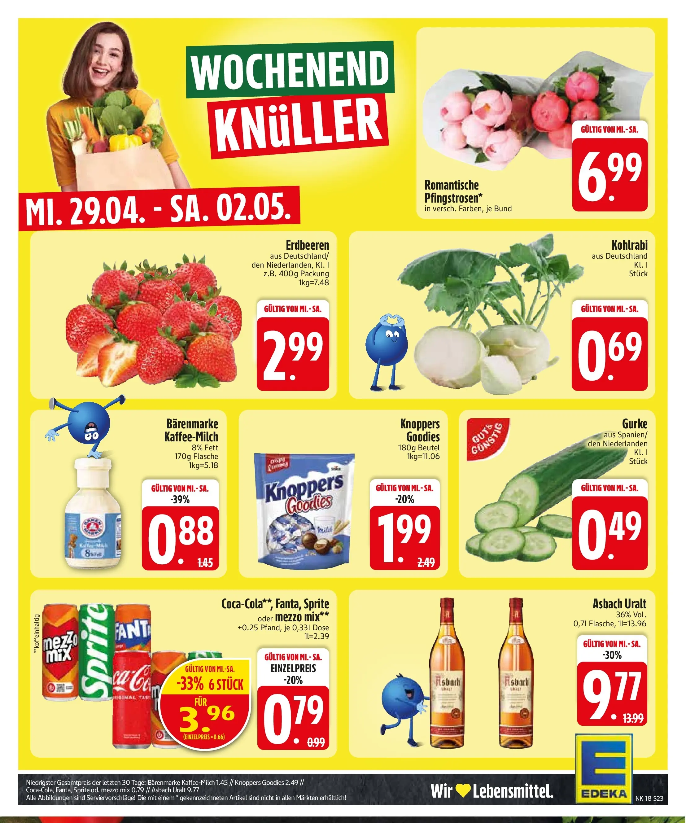 Edeka prospekt Trostberg	 (ab 27.04.2026) » Angebote Online | Seite: 25 | Produkte: Kohlrabi, Knoppers, Oder mezzo mix, Erdbeeren