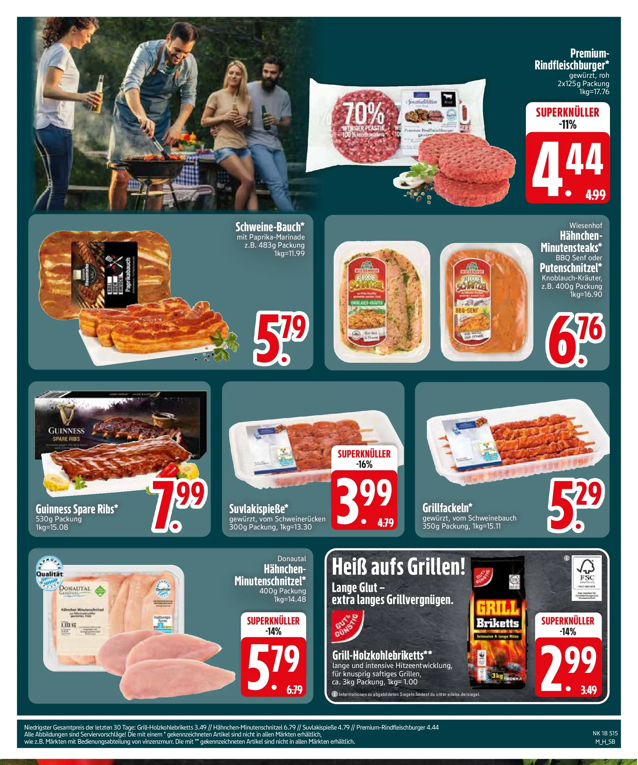 Edeka prospekt Murnau	 (ab 27.04.2026) » Angebote Online | Seite: 17 | Produkte: Grill, Schweinebauch, Spare ribs, Schweinerucken