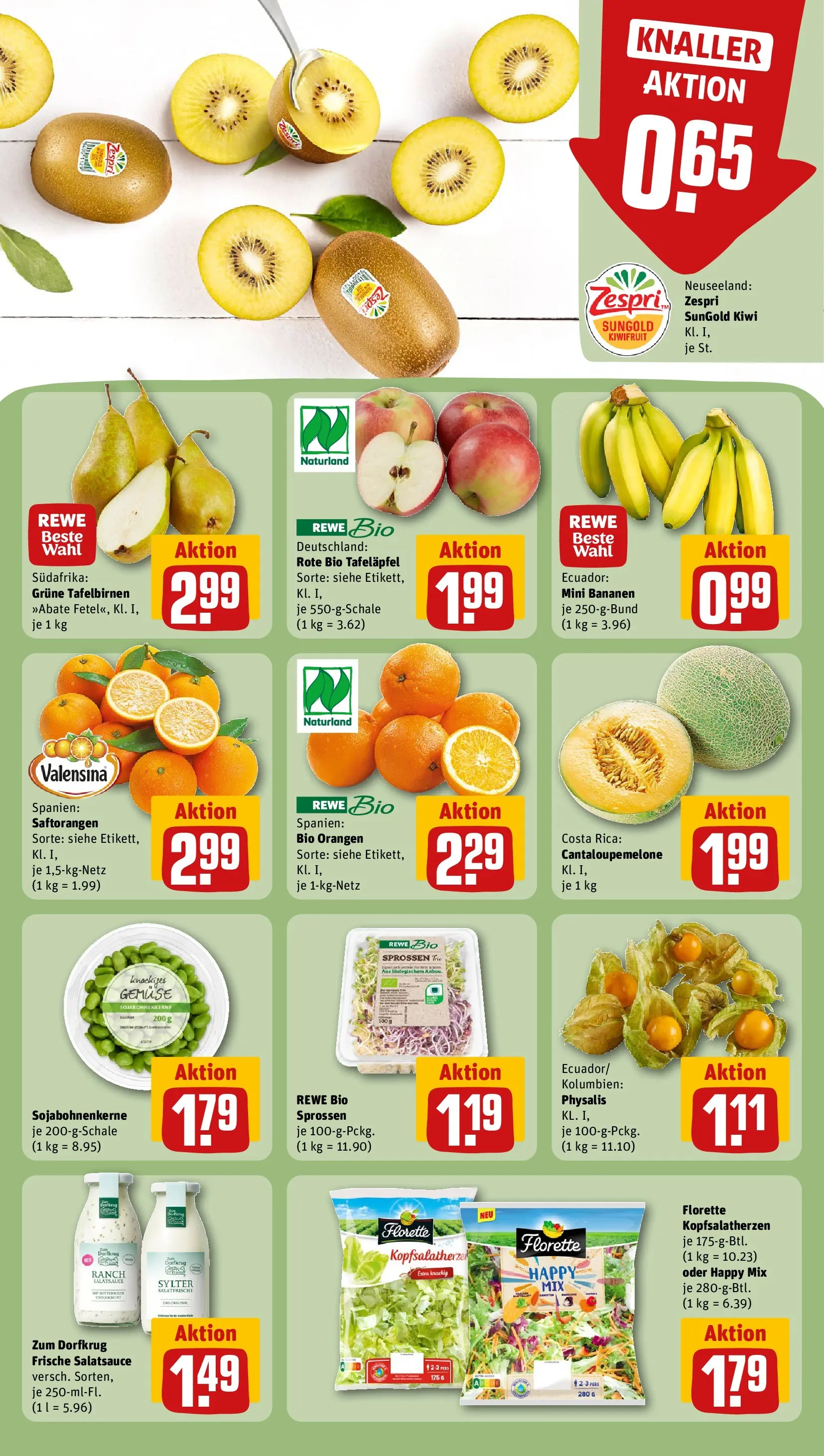 REWE Prospekt ab 04.05.2026 zum Blättern » Angebote | Seite: 10 | Produkte: Apple, Valensina, Gemüse, Kiwi