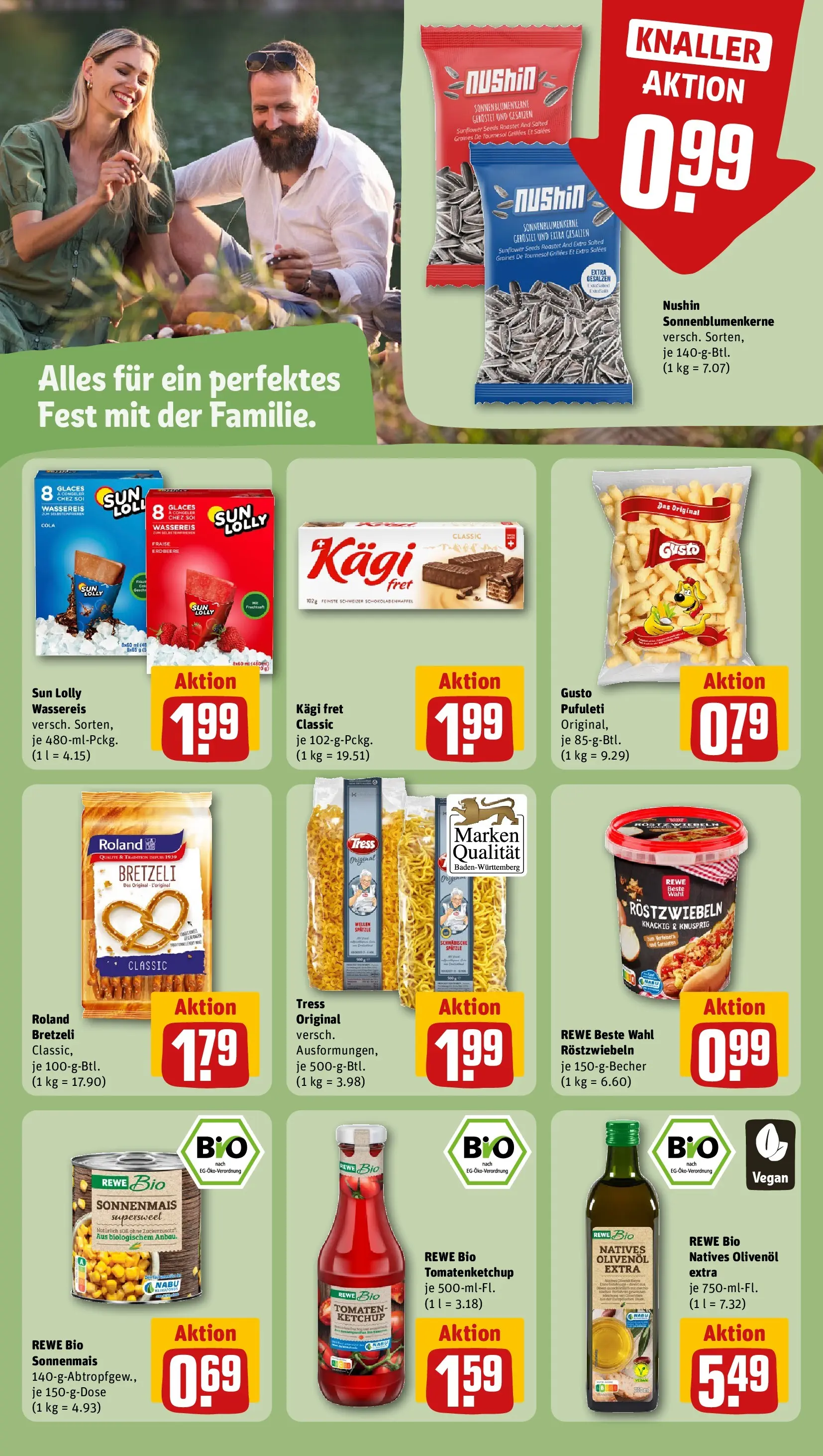 REWE Prospekt ab 03.05.2026 zum Blättern » Angebote | Seite: 22 | Produkte: Olivenol, Tomaten, Pasta, Ketchup