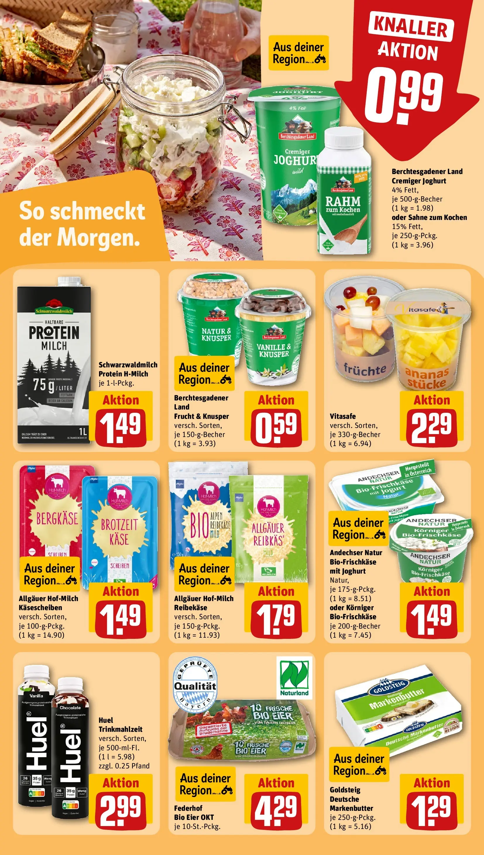 REWE Prospekt ab 04.05.2026 zum Blättern » Angebote | Seite: 24 | Produkte: Milch, Käse, Ananas, Sahne