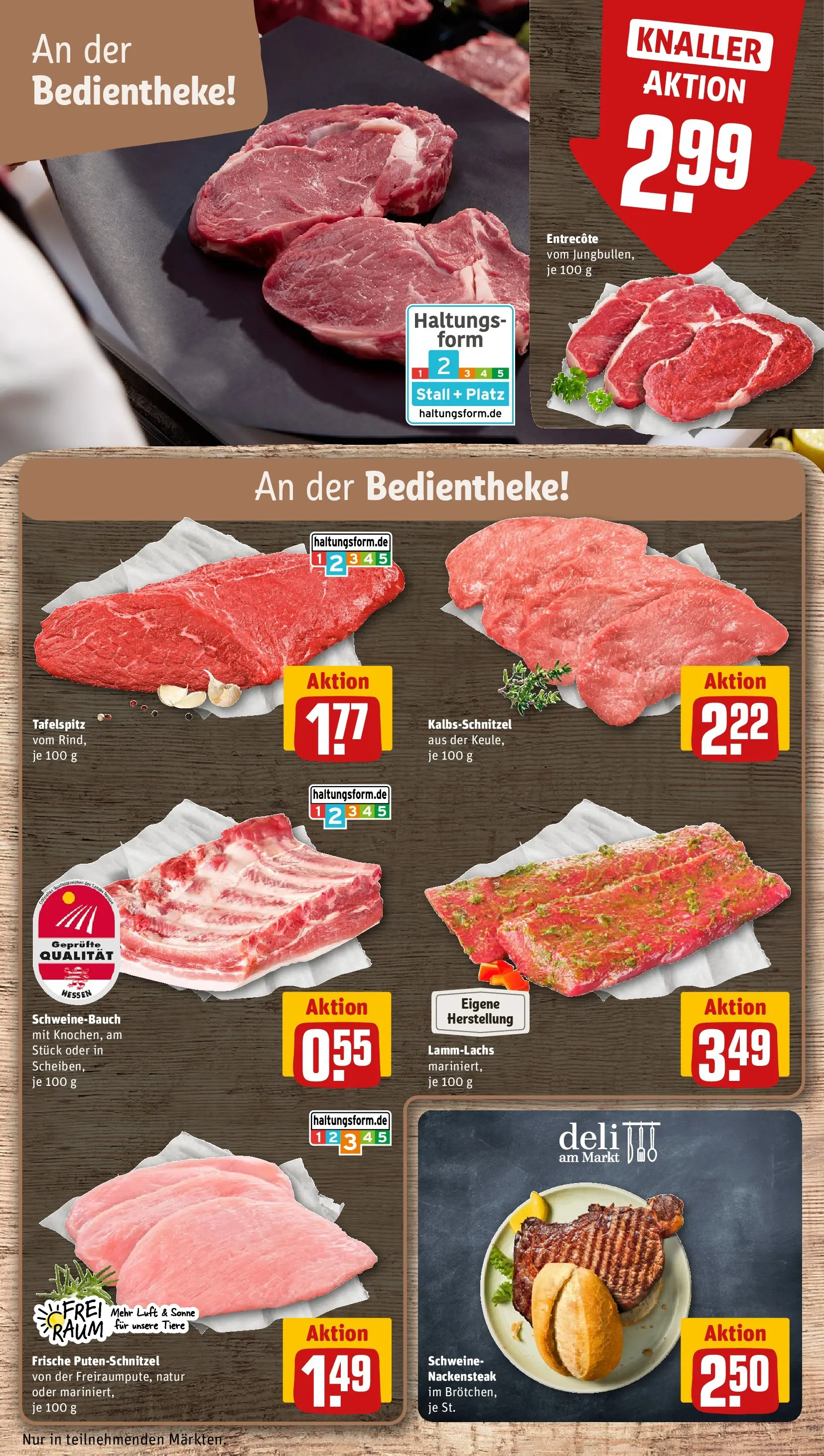 REWE Prospekt ab 04.05.2026 zum Blättern » Angebote | Seite: 14 | Produkte: Tafelspitz, Schweinebauch, Entrecote, Steak