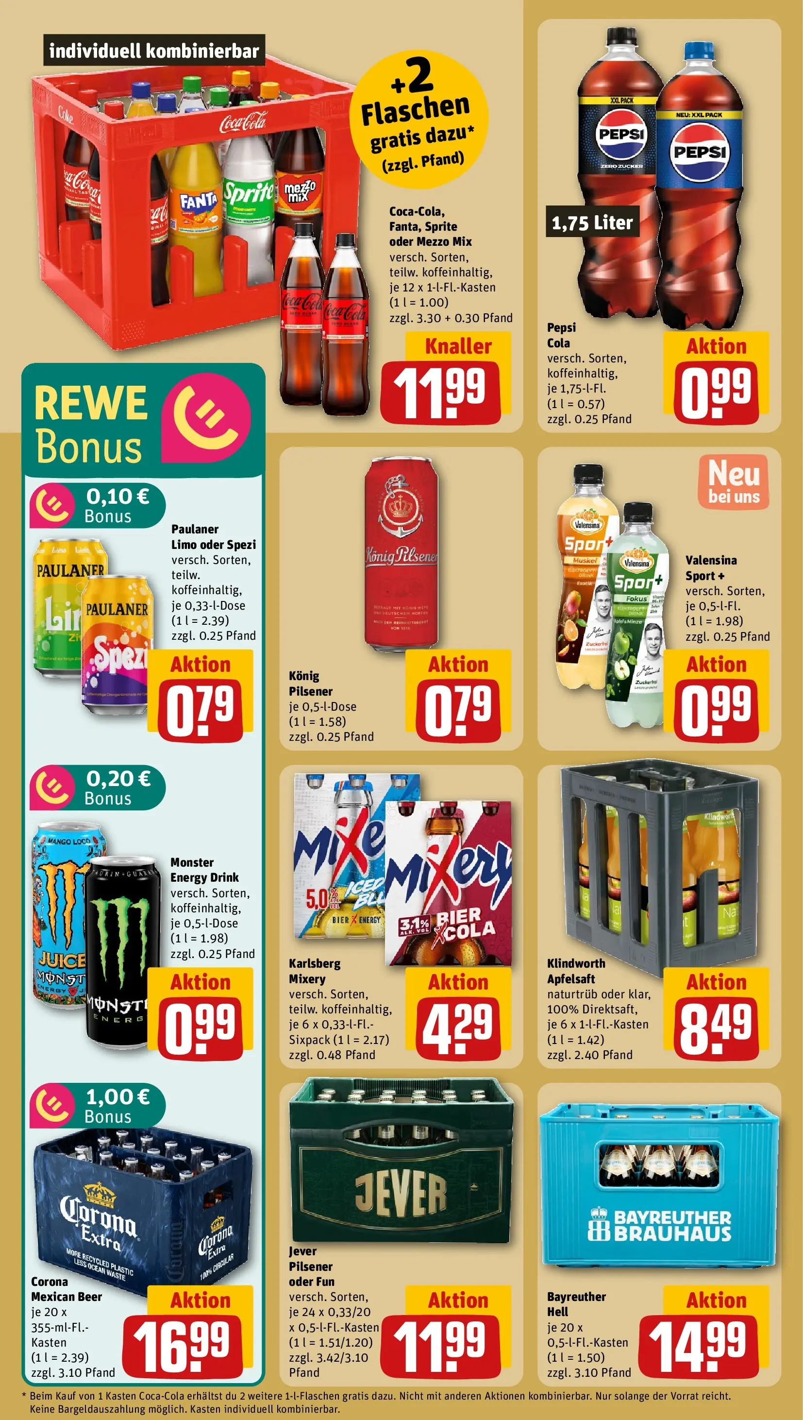 REWE Prospekt ab 04.05.2026 zum Blättern » Angebote | Seite: 24 | Produkte: Mezzo mix, Sprite, Zucker, Pepsi