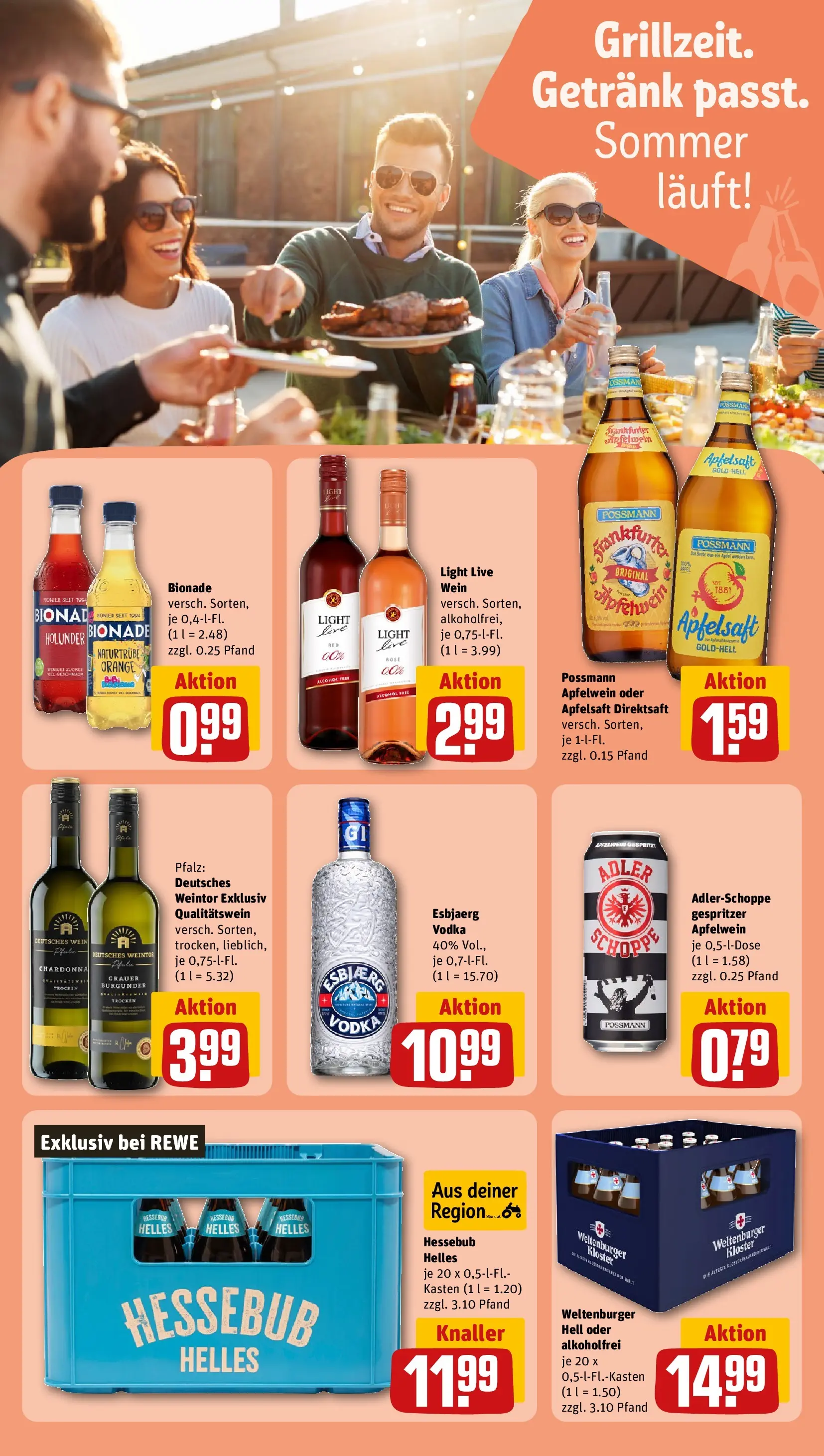 REWE Prospekt ab 04.05.2026 zum Blättern » Angebote | Seite: 25 | Produkte: Bionade, Apfelsaft, Apple, Vodka