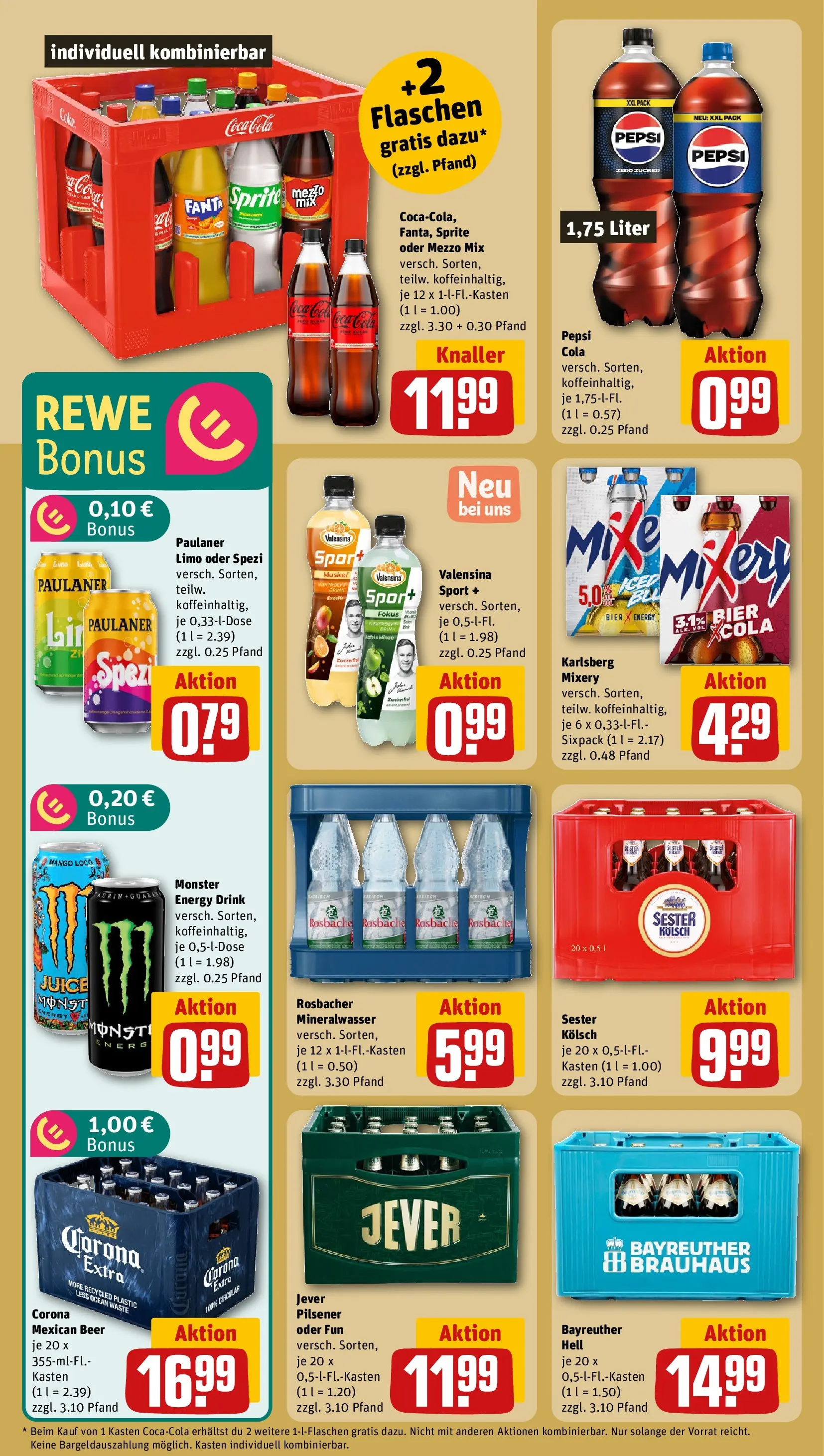 REWE Prospekt ab 03.05.2026 zum Blättern » Angebote | Seite: 20 | Produkte: Fanta, Energy, Bier, Paulaner