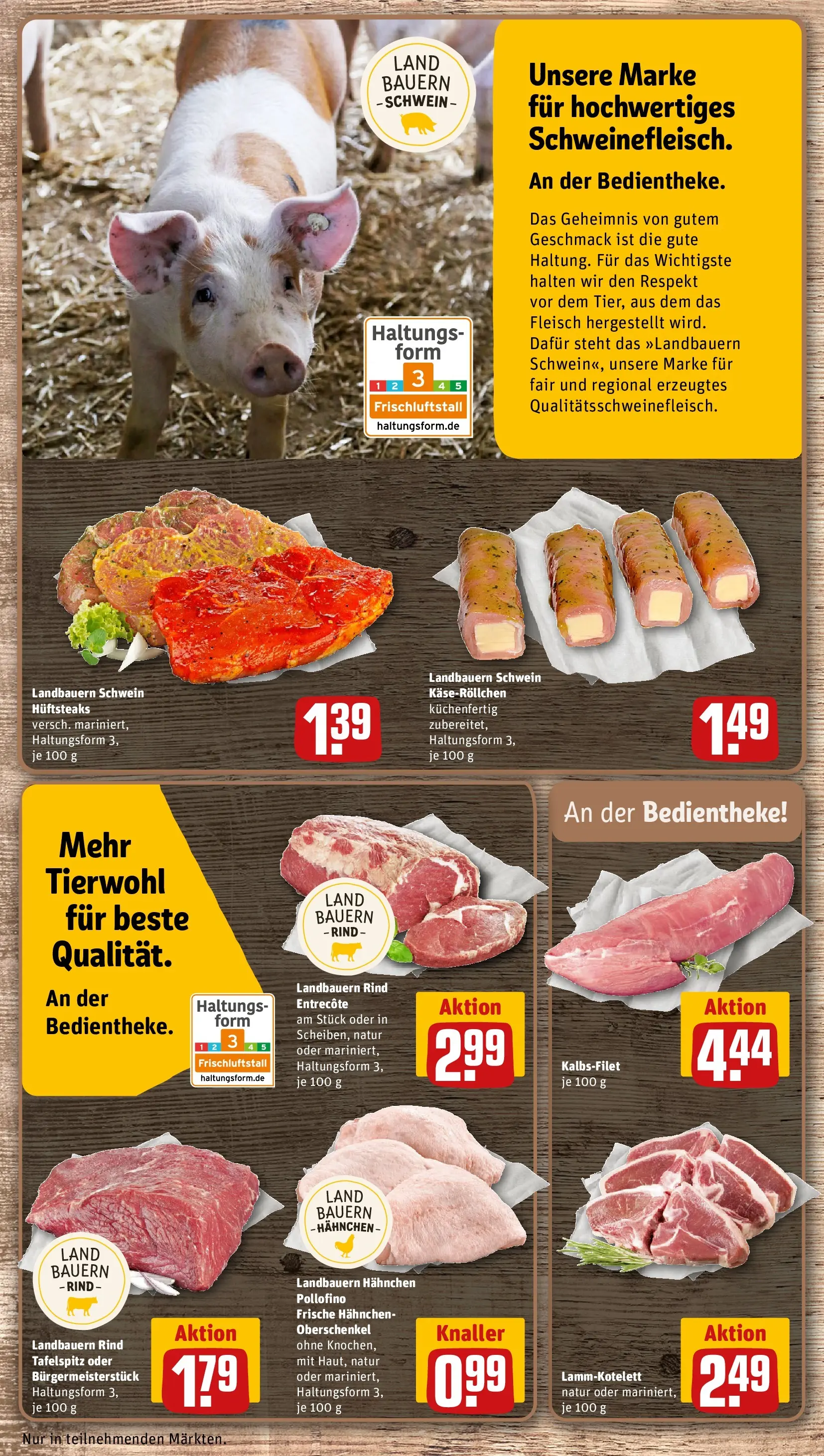 REWE Prospekt ab 04.05.2026 zum Blättern » Angebote | Seite: 14 | Produkte: Tafelspitz, Hahnchen, Entrecote, Fleisch