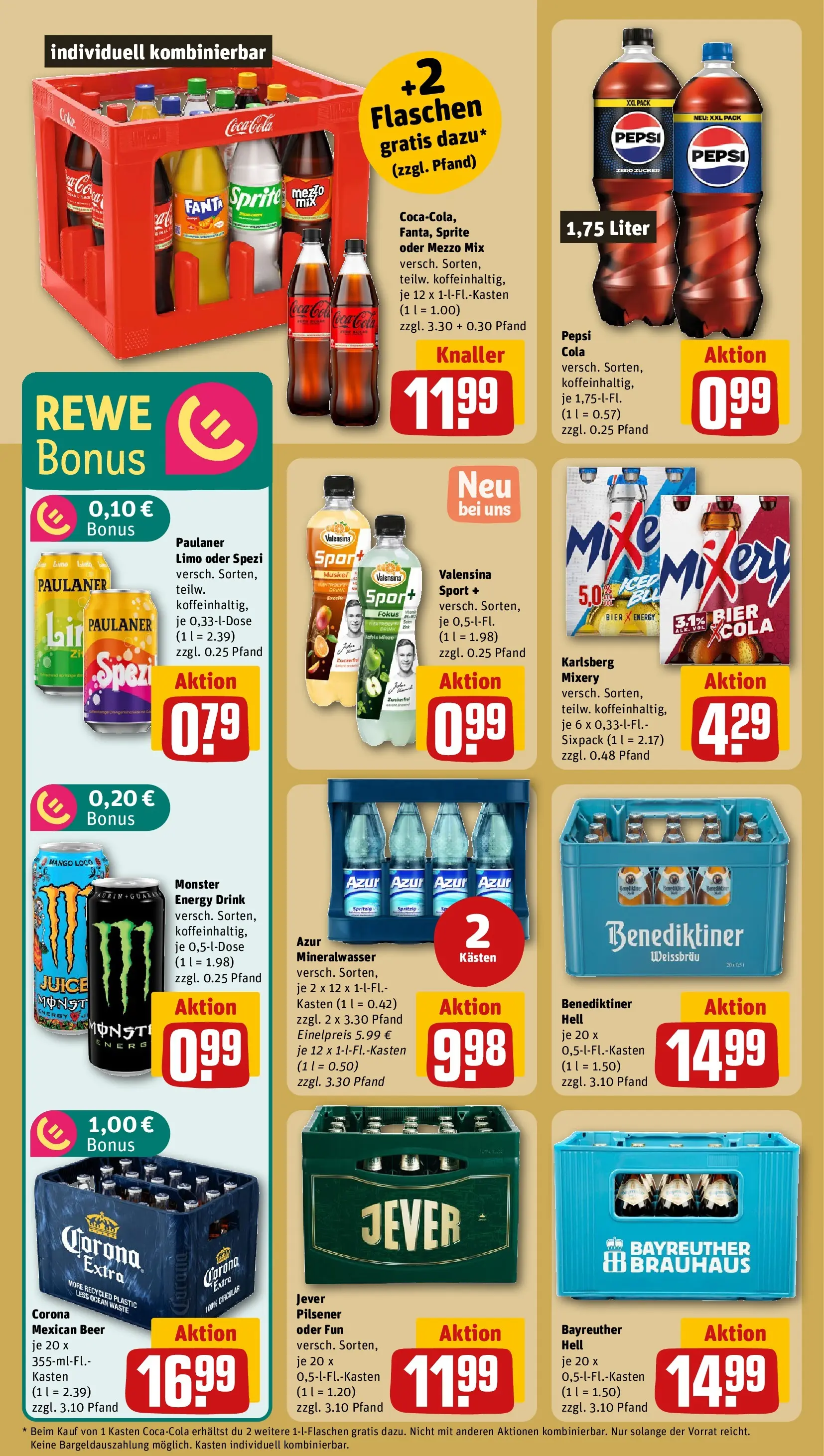 REWE Prospekt ab 04.05.2026 zum Blättern » Angebote | Seite: 24 | Produkte: Zucker, Mango, Pepsi, Mixery