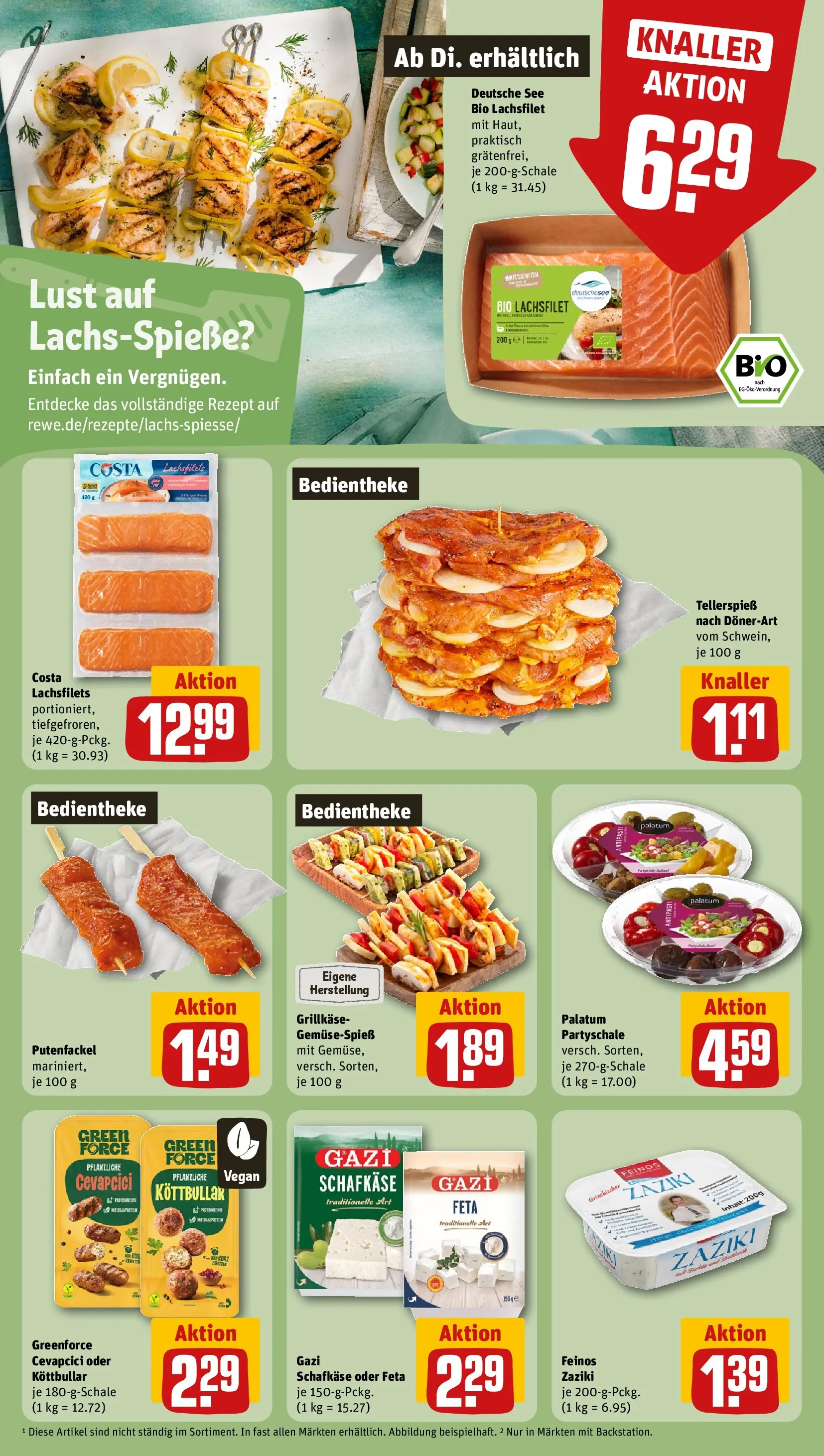 REWE Prospekt ab 04.05.2026 zum Blättern » Angebote | Seite: 24 | Produkte: Feta, Cevapcici