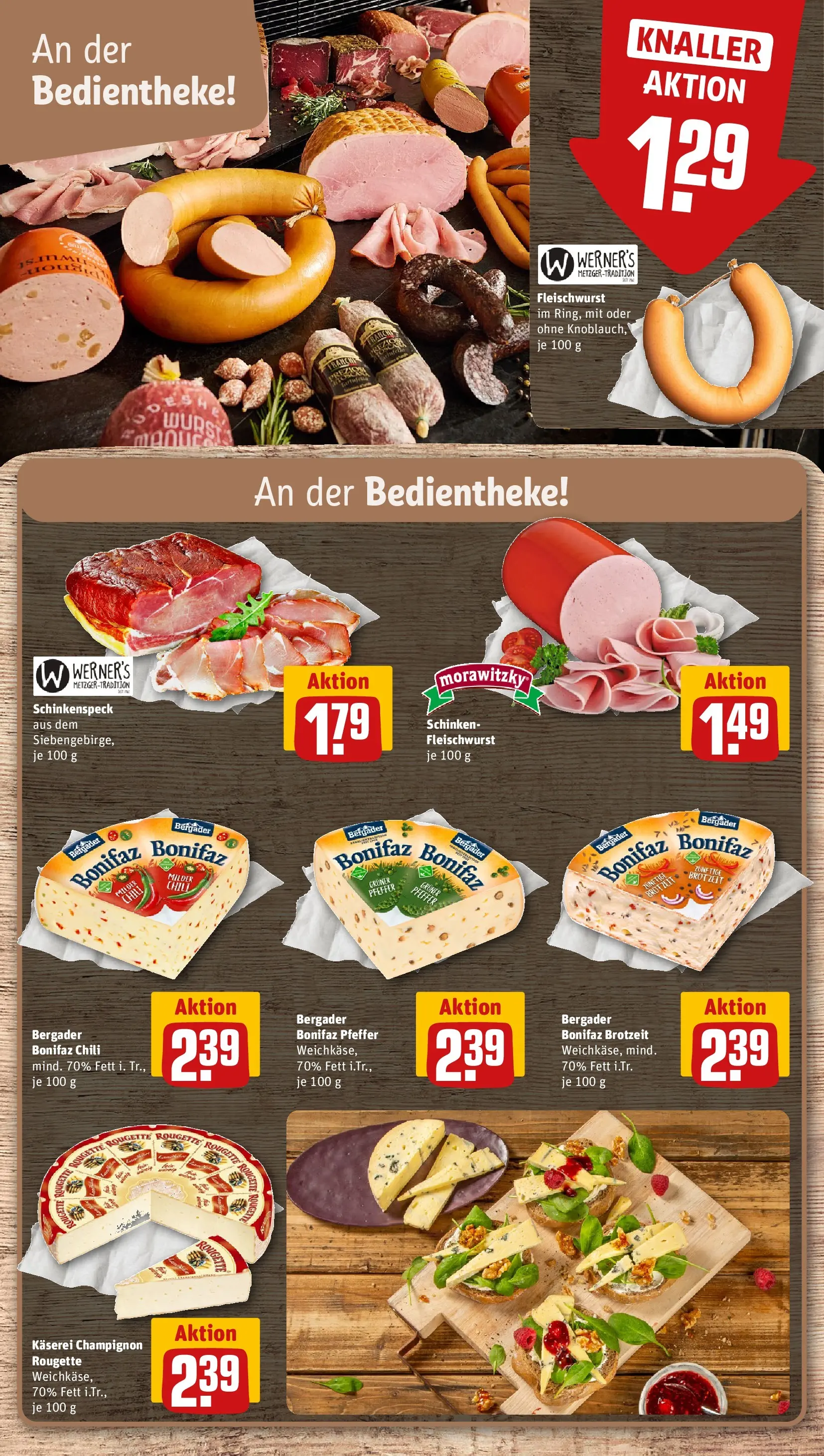 REWE Prospekt ab 04.05.2026 zum Blättern » Angebote | Seite: 13 | Produkte: Rouge, Pfeffer, Wurst, Schinken