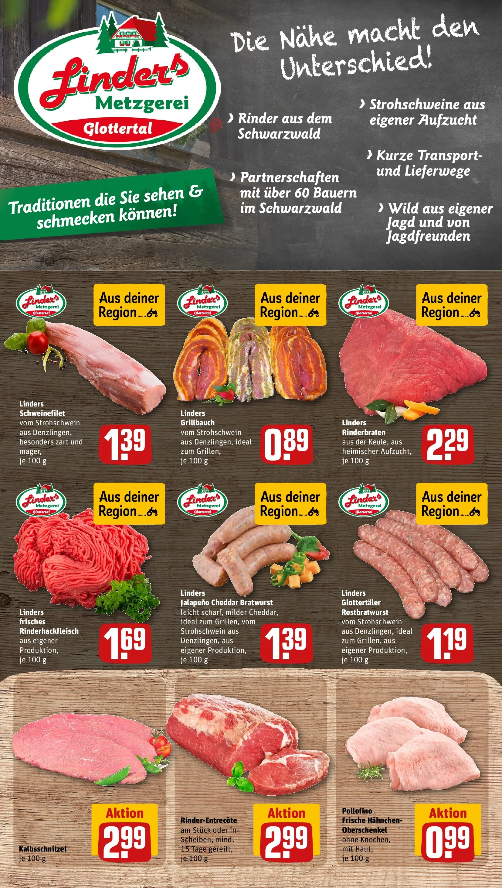 REWE Prospekt ab 04.05.2026 zum Blättern » Angebote | Seite: 12 | Produkte: Rinderbraten, Hahnchen, Bratwurst, Schweinefilet