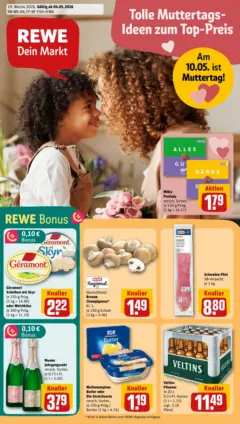 REWE to go Sweet Ananas, Sweet Ananas je 400-g-Schale (1 kg = 6.98) ab 03.05.2026 gültig | Seite: 20 | Produkte: Äpfel, Zitrone, Pfirsich, Frischkase