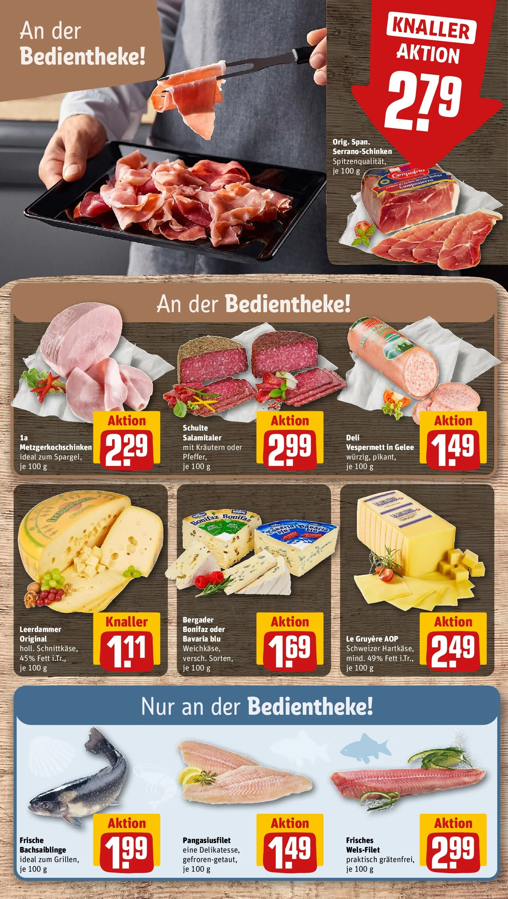 REWE Prospekt ab 04.05.2026 zum Blättern » Angebote | Seite: 13 | Produkte: Leerdammer, Salami