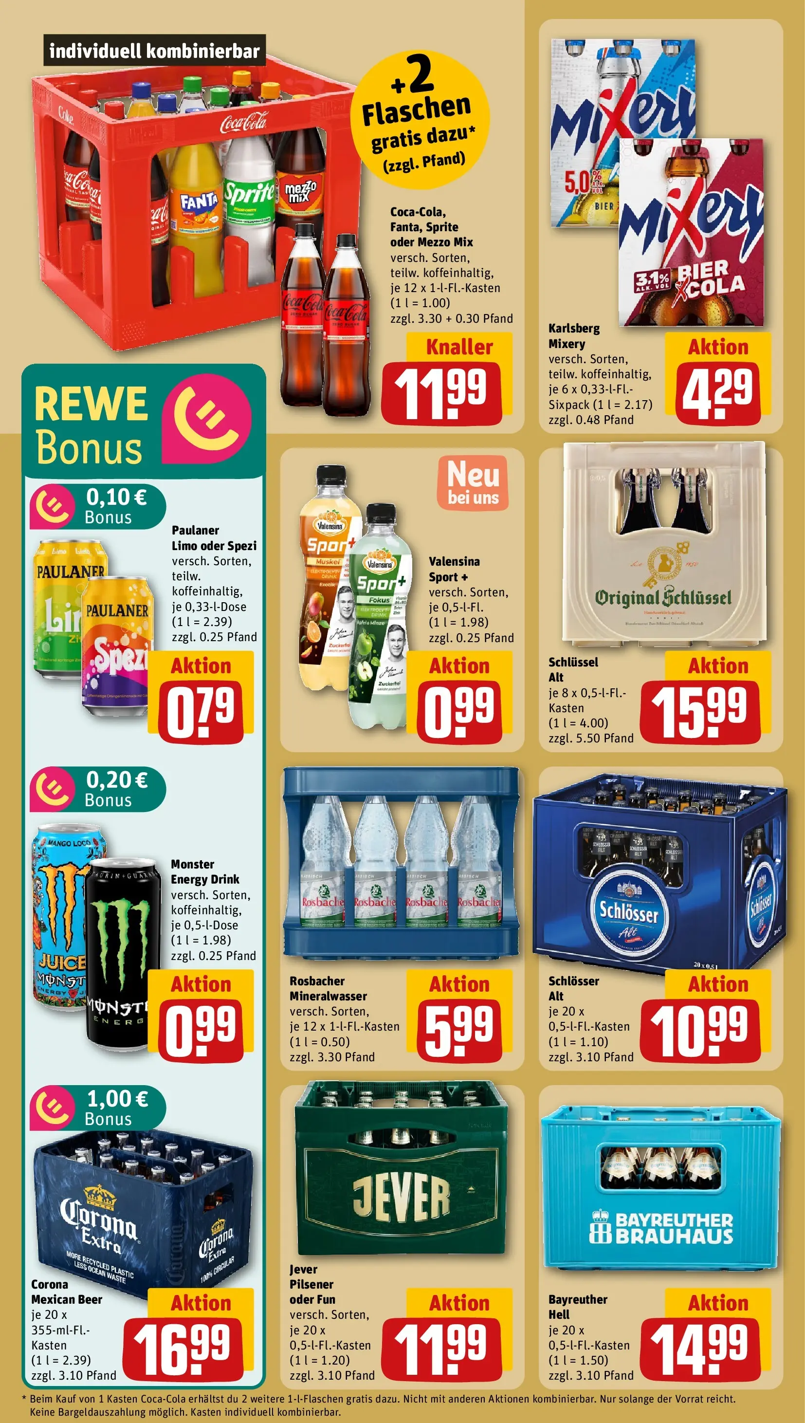 REWE Prospekt ab 04.05.2026 zum Blättern » Angebote | Seite: 20 | Produkte: Energy, Mineralwasser, Valensina, Mixery