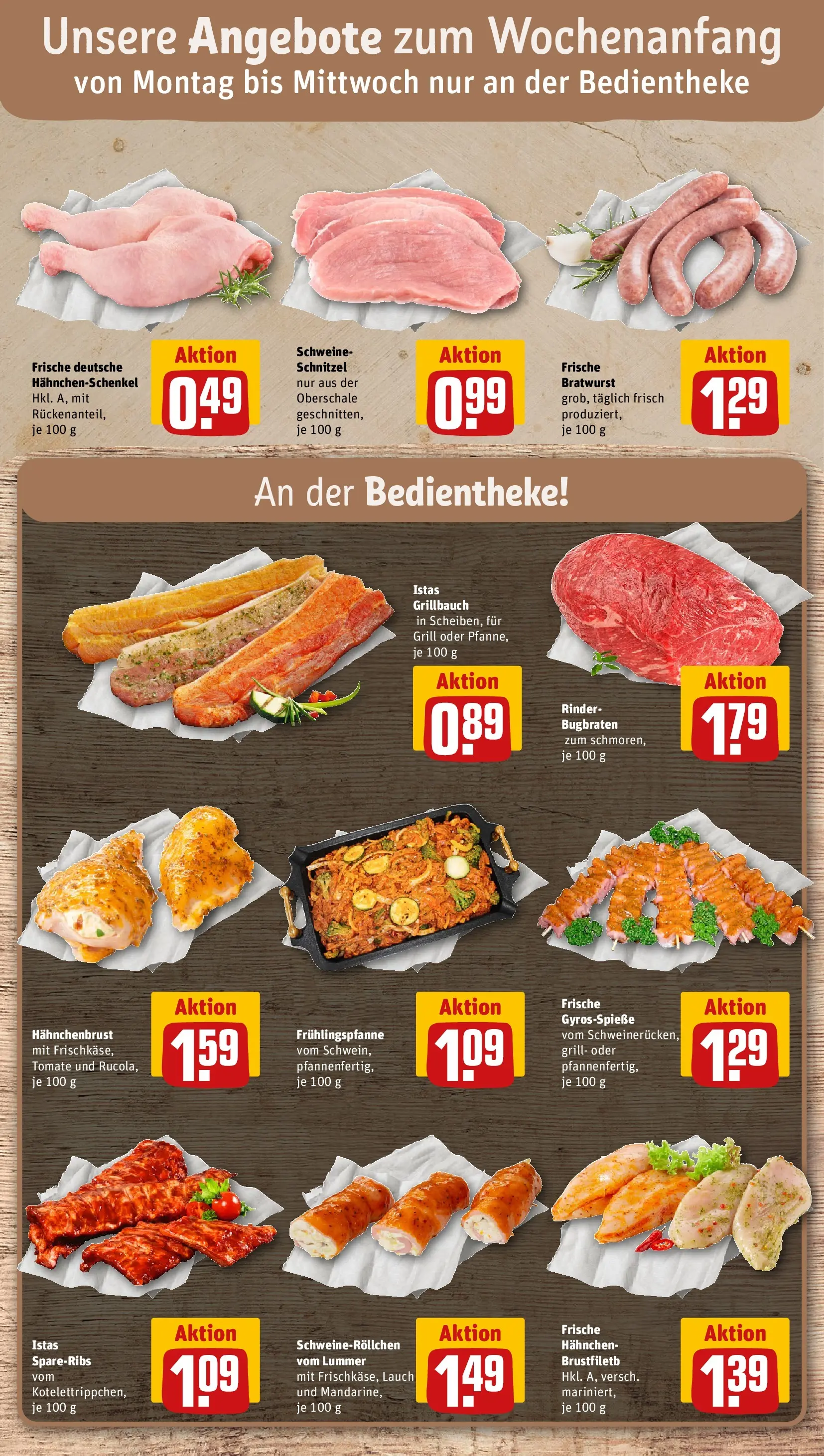 REWE Prospekt ab 04.05.2026 zum Blättern » Angebote | Seite: 12 | Produkte: Grill, Bratwurst, Spare ribs, Gyros