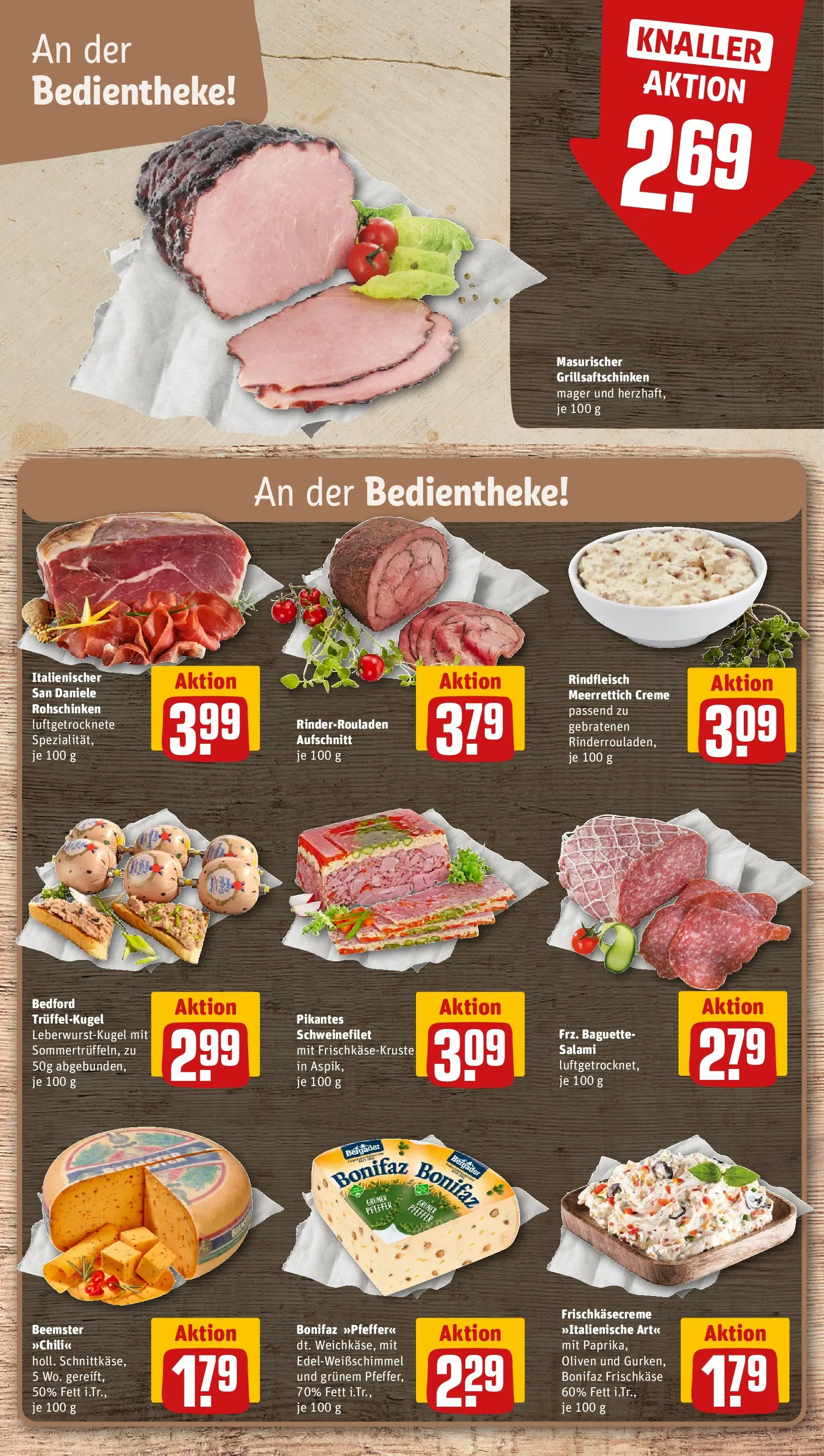 REWE Prospekt ab 04.05.2026 zum Blättern » Angebote | Seite: 13 | Produkte: Creme, Schweinefilet, Salami, Frischkase