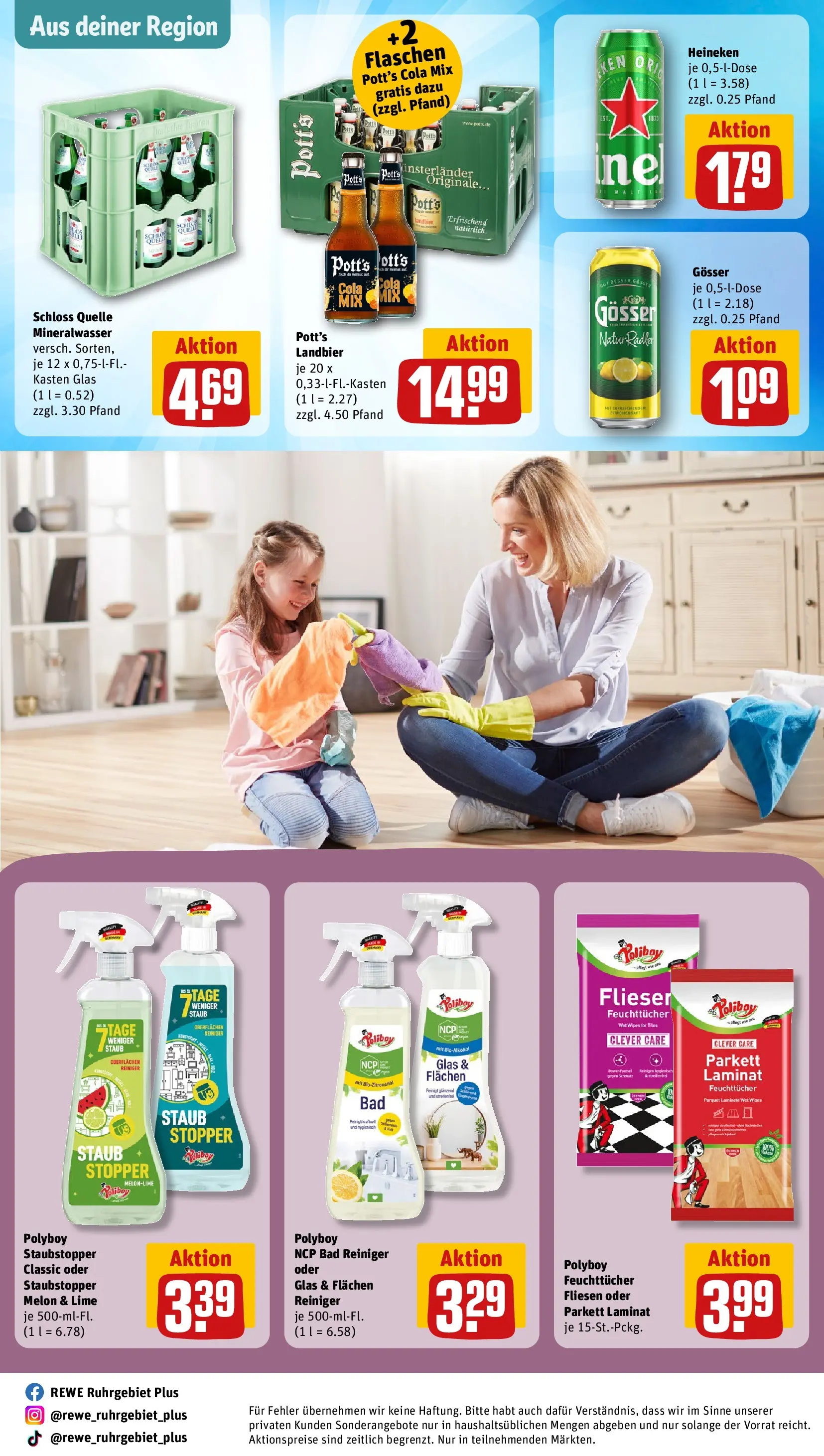 REWE Prospekt ab 04.05.2026 zum Blättern » Angebote | Seite: 35 | Produkte: Cola, Bad, Mineralwasser, Radler